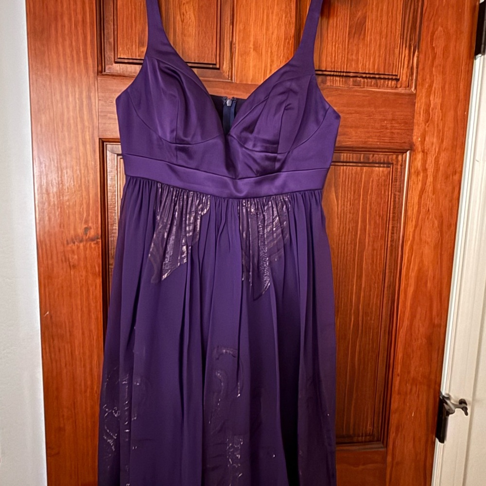 Nicole Miller Deep Purple Gown